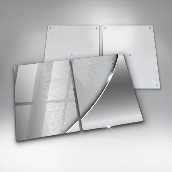 Protector pared cocina Formas metálicas