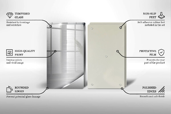 Protector pared cocina Formas metálicas