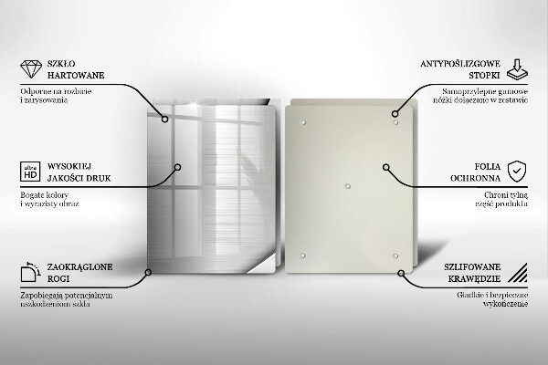 Protector pared cocina Formas metálicas