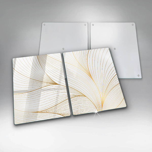 Protector pared cocina Patrón de líneas modernas