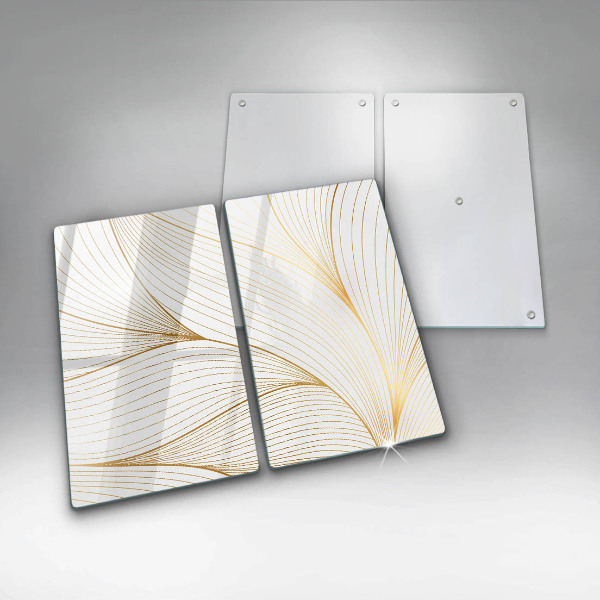 Protector pared cocina Patrón de líneas modernas