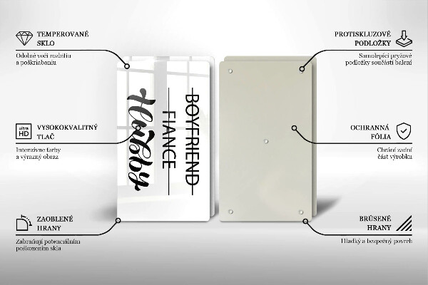 Protector pared cocina Inscripción frase patrón.