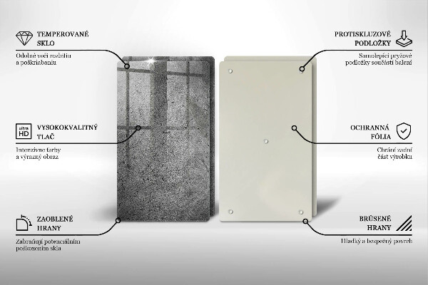 Protector pared cocina Textura de piedra de hormigón