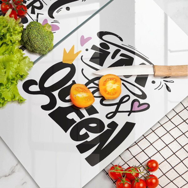 Protector pared cocina Inscripción frase