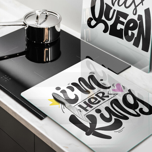 Protector pared cocina Inscripción frase