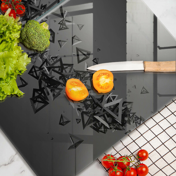 Protector pared cocina Formas abstractas 3d