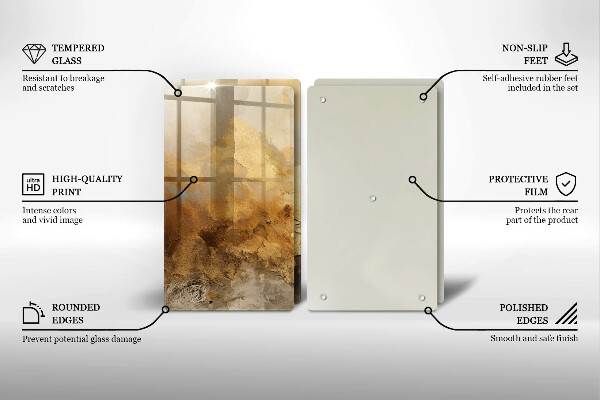 Protector pared cocina Textura rica