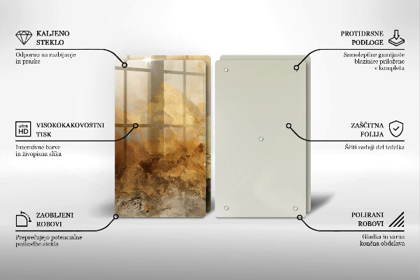 Protector pared cocina Textura rica