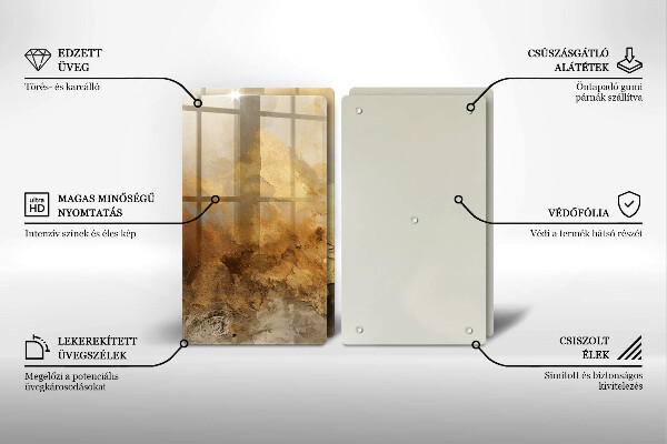 Protector pared cocina Textura rica