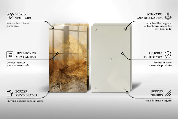 Protector pared cocina Textura rica