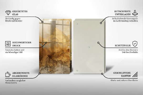 Protector pared cocina Textura rica