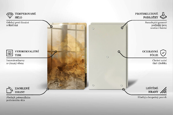 Protector pared cocina Textura rica