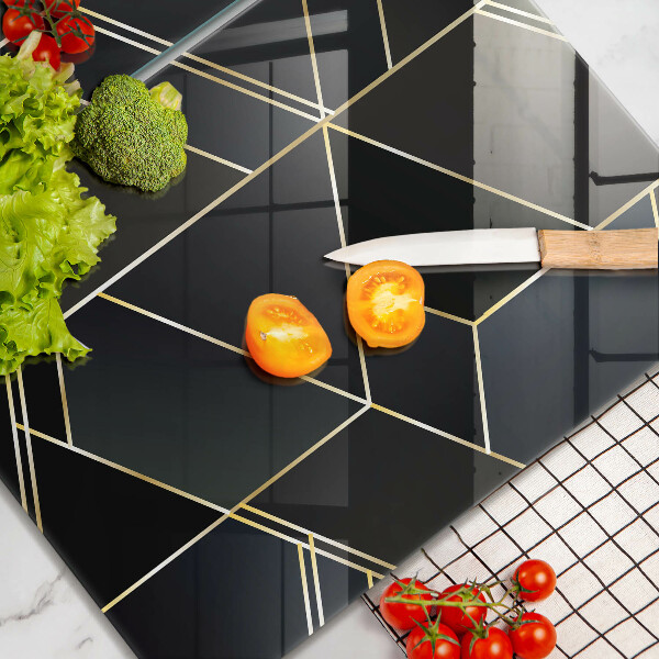 Protector pared cocina Triángulos abstractos