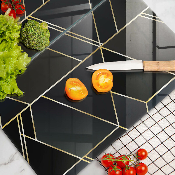 Protector pared cocina Triángulos abstractos