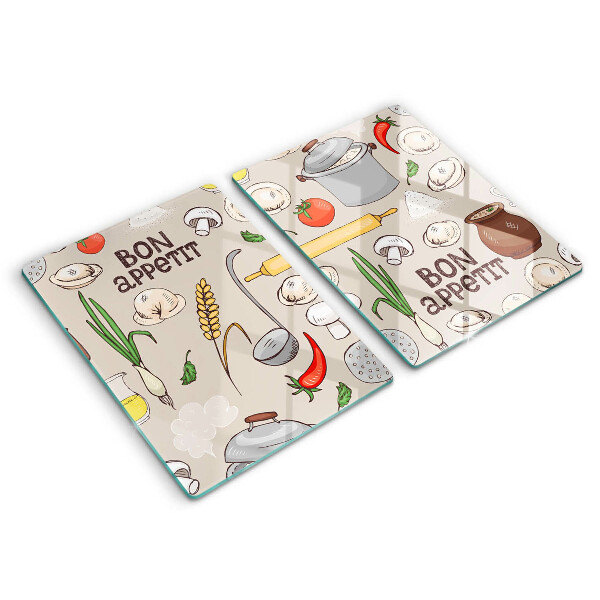 Protector pared cocina Ilustración de cocina