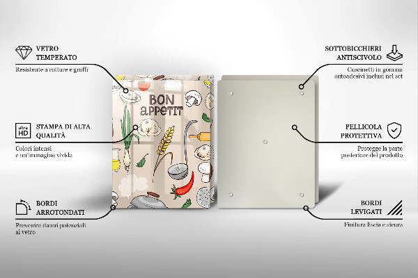Protector pared cocina Ilustración de cocina