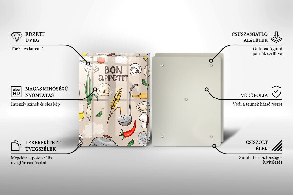 Protector pared cocina Ilustración de cocina