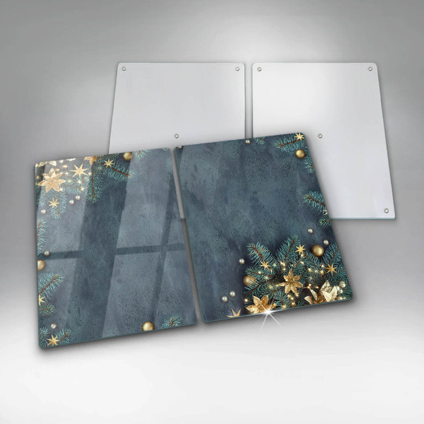 Protector pared cocina Decoraciones de navidad