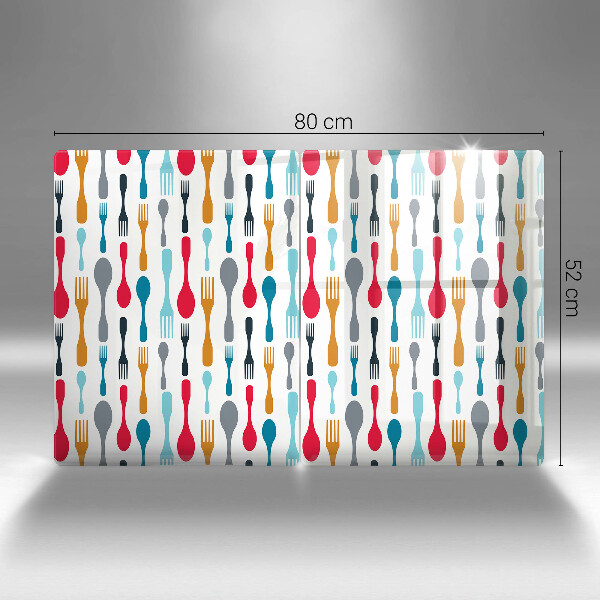 Protector pared cocina Ilustración de cuchara