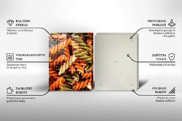 Protector pared cocina Pasta fusilli