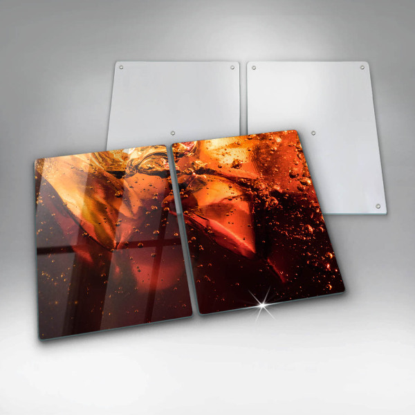 Tapa encimera Bebida de cola con hielo