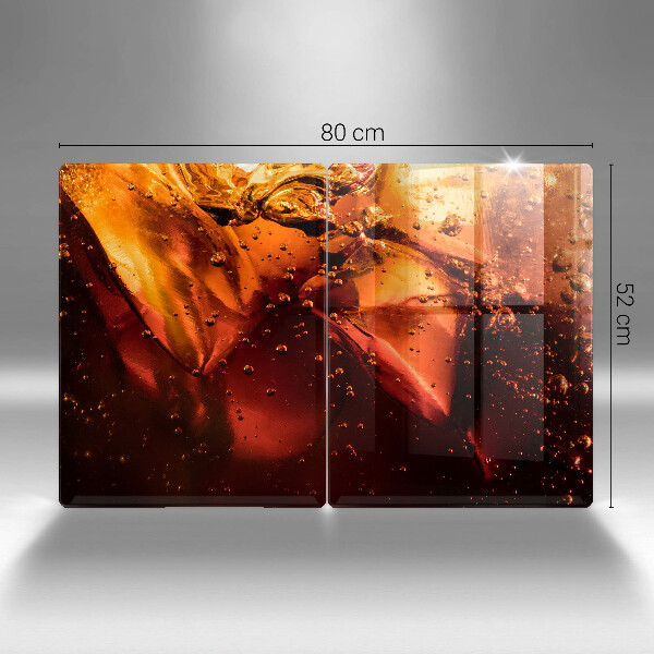 Tapa encimera Bebida de cola con hielo