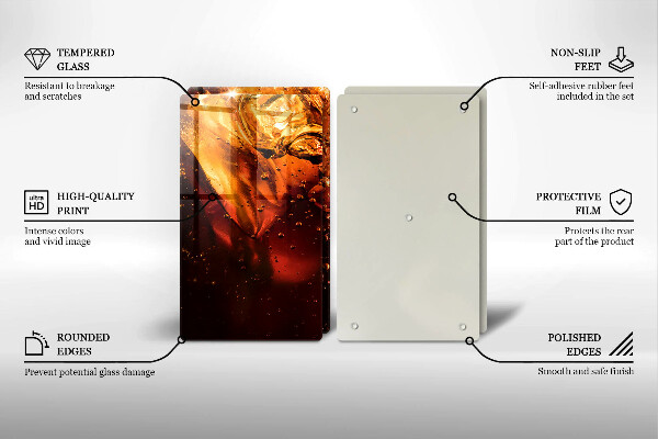 Tapa encimera Bebida de cola con hielo