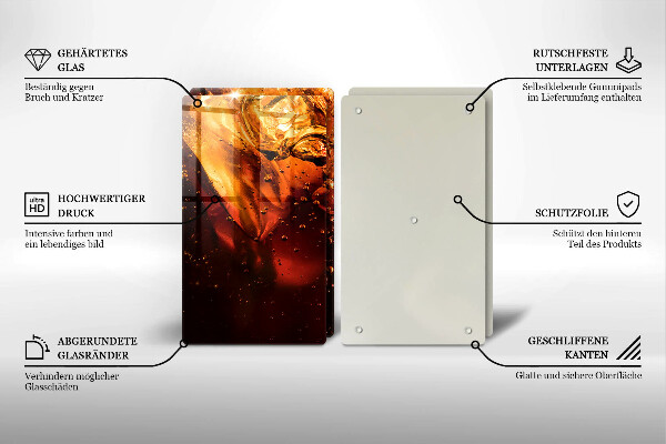 Tapa encimera Bebida de cola con hielo