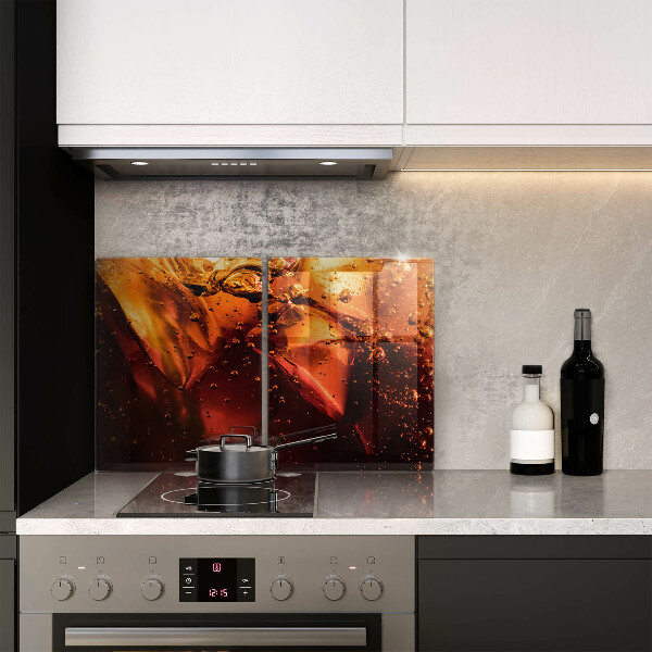 Tapa encimera Bebida de cola con hielo