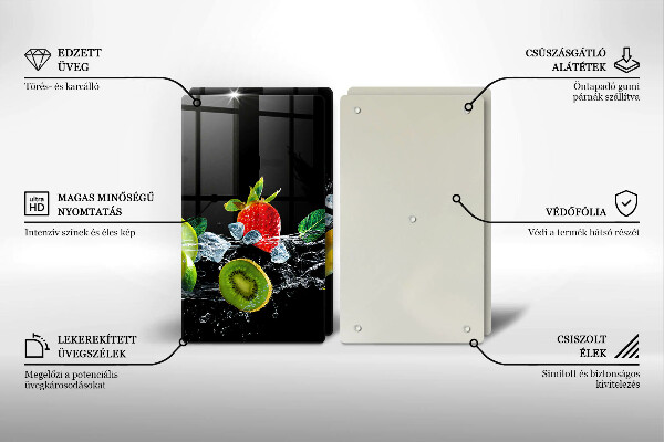 Tapa encimera Frutas en agua