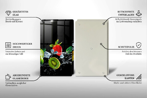 Tapa encimera Frutas en agua