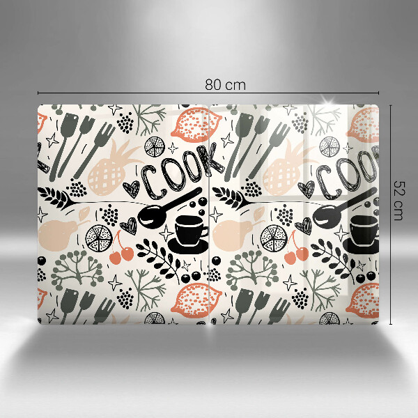 Tapa encimera Motivo de cocina de dibujos animados