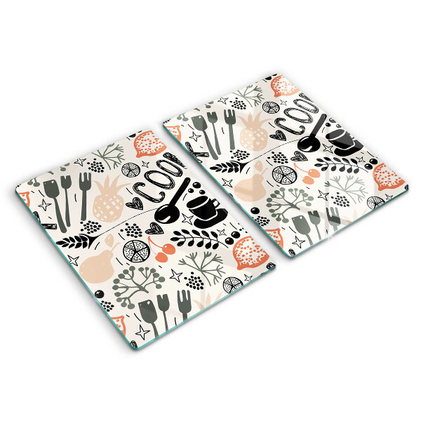 Tapa encimera Motivo de cocina de dibujos animados