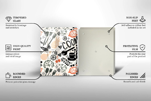 Tapa encimera Motivo de cocina de dibujos animados