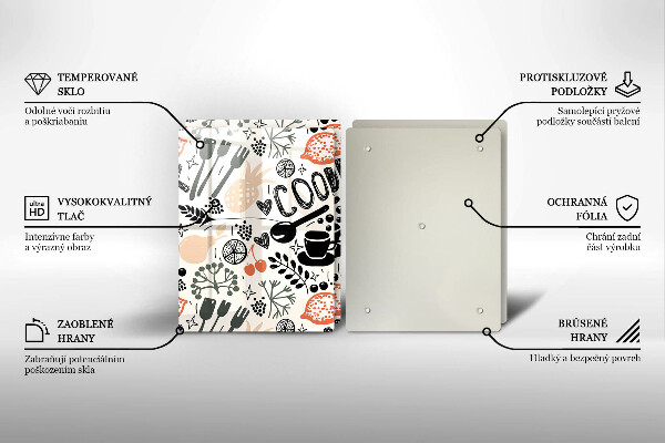 Tapa encimera Motivo de cocina de dibujos animados