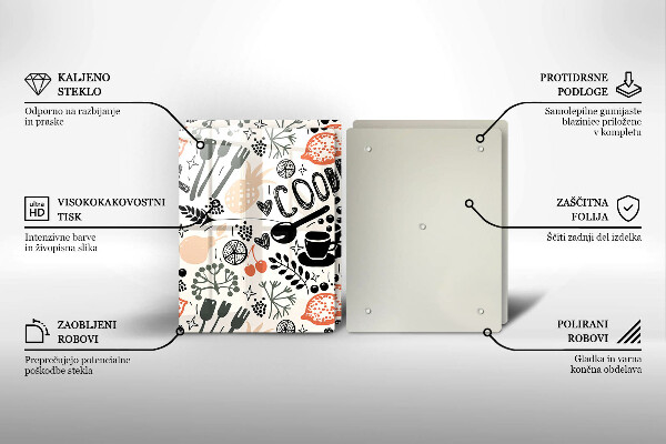 Tapa encimera Motivo de cocina de dibujos animados