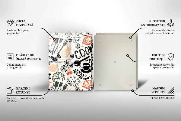 Tapa encimera Motivo de cocina de dibujos animados