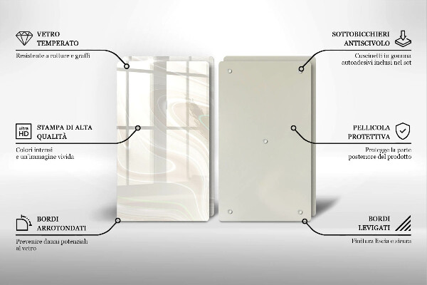 Tapa encimera Textura cremosa