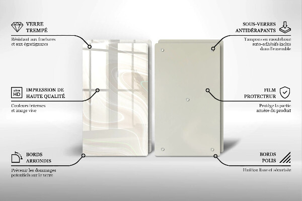 Tapa encimera Textura cremosa