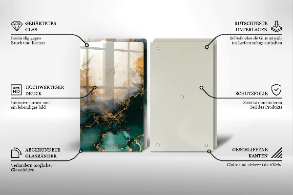 Tapa encimera Mármol multicolor