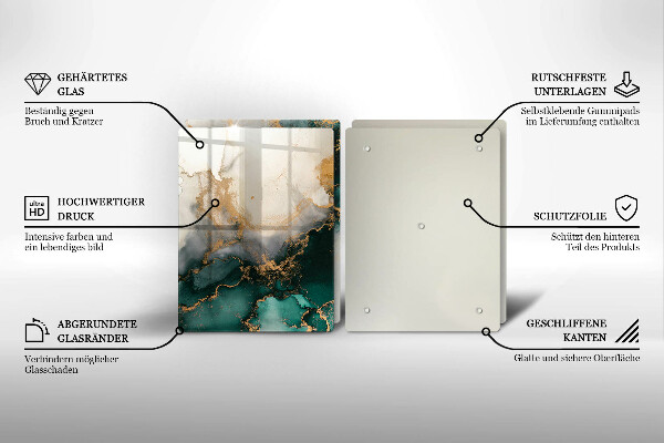 Tapa encimera Mármol multicolor
