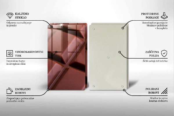 Tapa encimera Cubos de chocolate