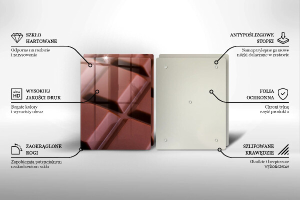 Tapa encimera Cubos de chocolate