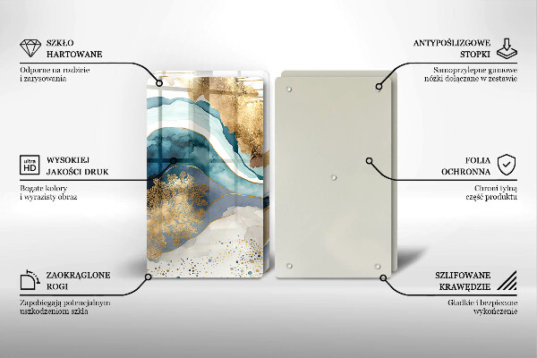 Tapa encimera Mármol colorido