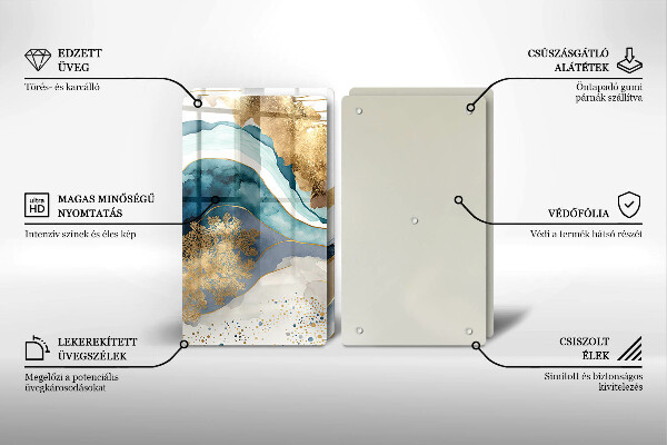 Tapa encimera Mármol colorido