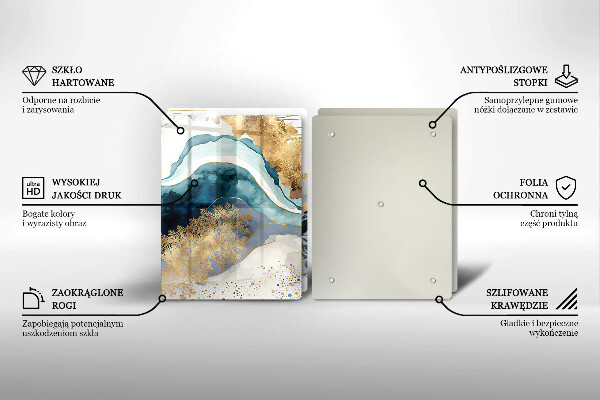 Tapa encimera Mármol colorido