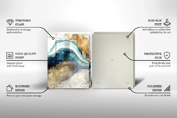 Tapa encimera Mármol colorido