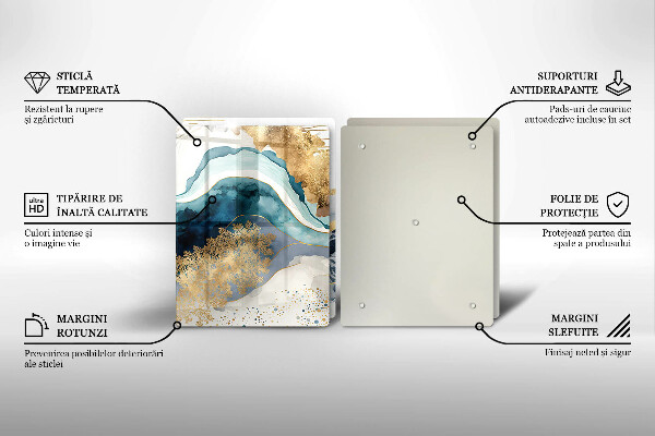 Tapa encimera Mármol colorido