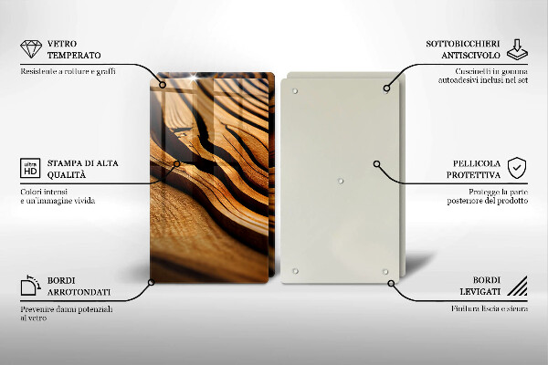 Tapa encimera Tocón de madera