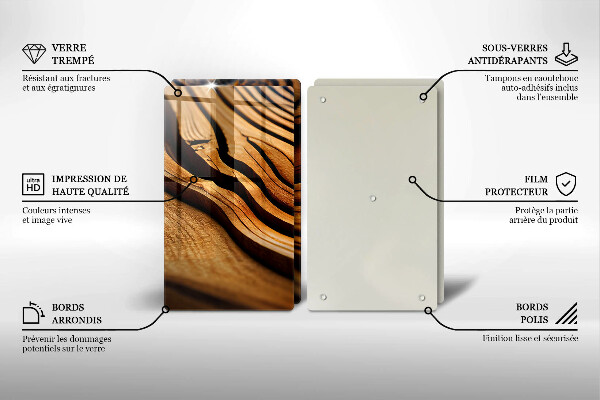 Tapa encimera Tocón de madera